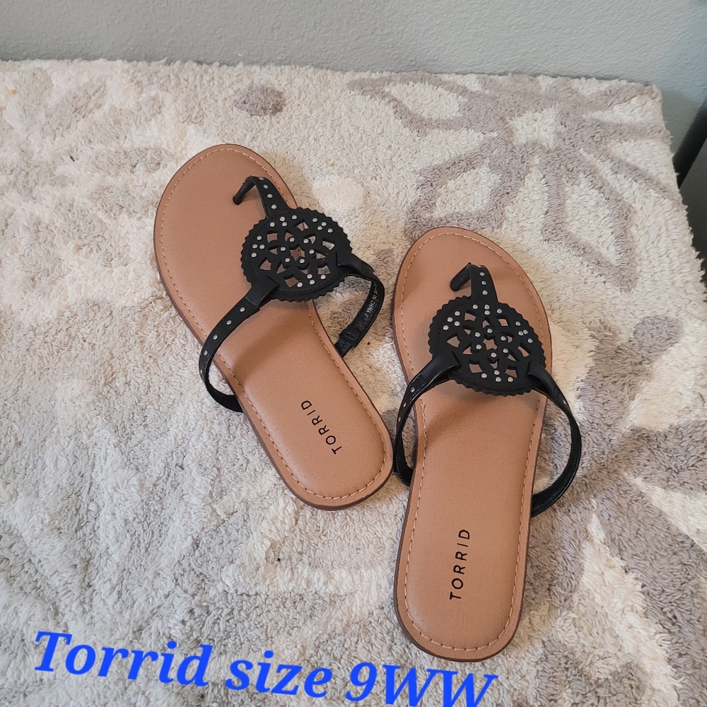Torrid size 9WW sandals Brand new...